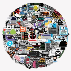 Stickers Programmation – Autocollants Coding pour Développeurs