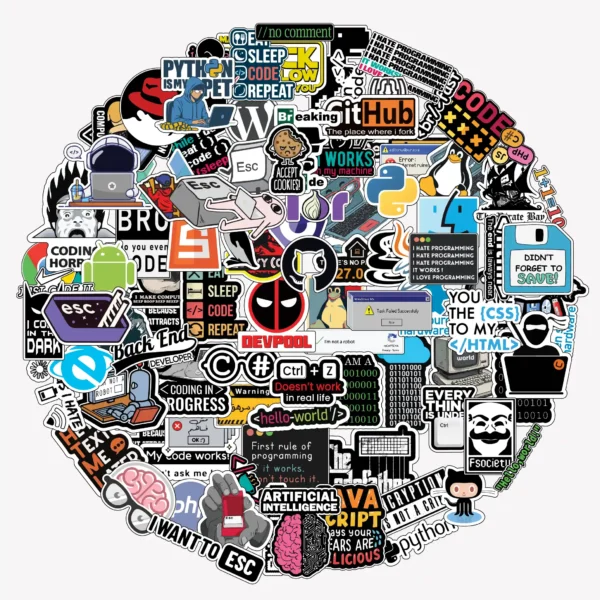 Pack Stickers Programmation Unique