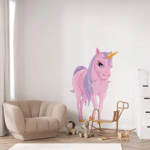 Sticker mural - Licorne Glamour