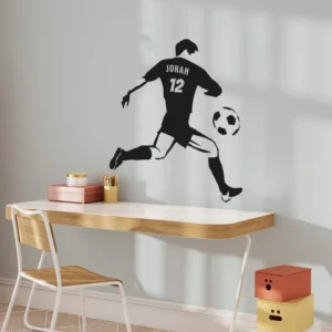 Sticker mural - Prénom joueur de football