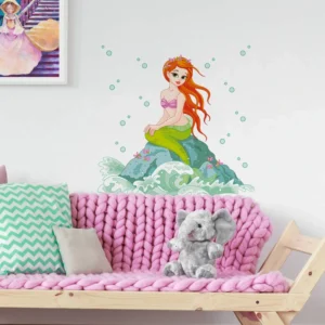 Sticker mural - une petite siréne