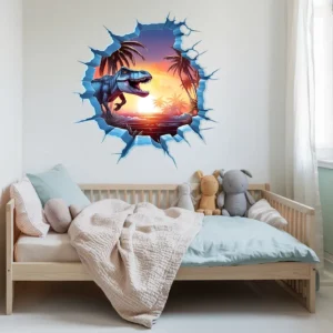 Sticker Mural – Dinosaure 3d