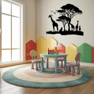 Sticker Mural – Savane Africaine