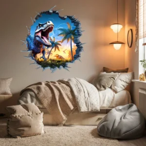 Sticker Mural – Dinosaure 3d