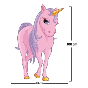 Sticker mural – Licorne Glamour