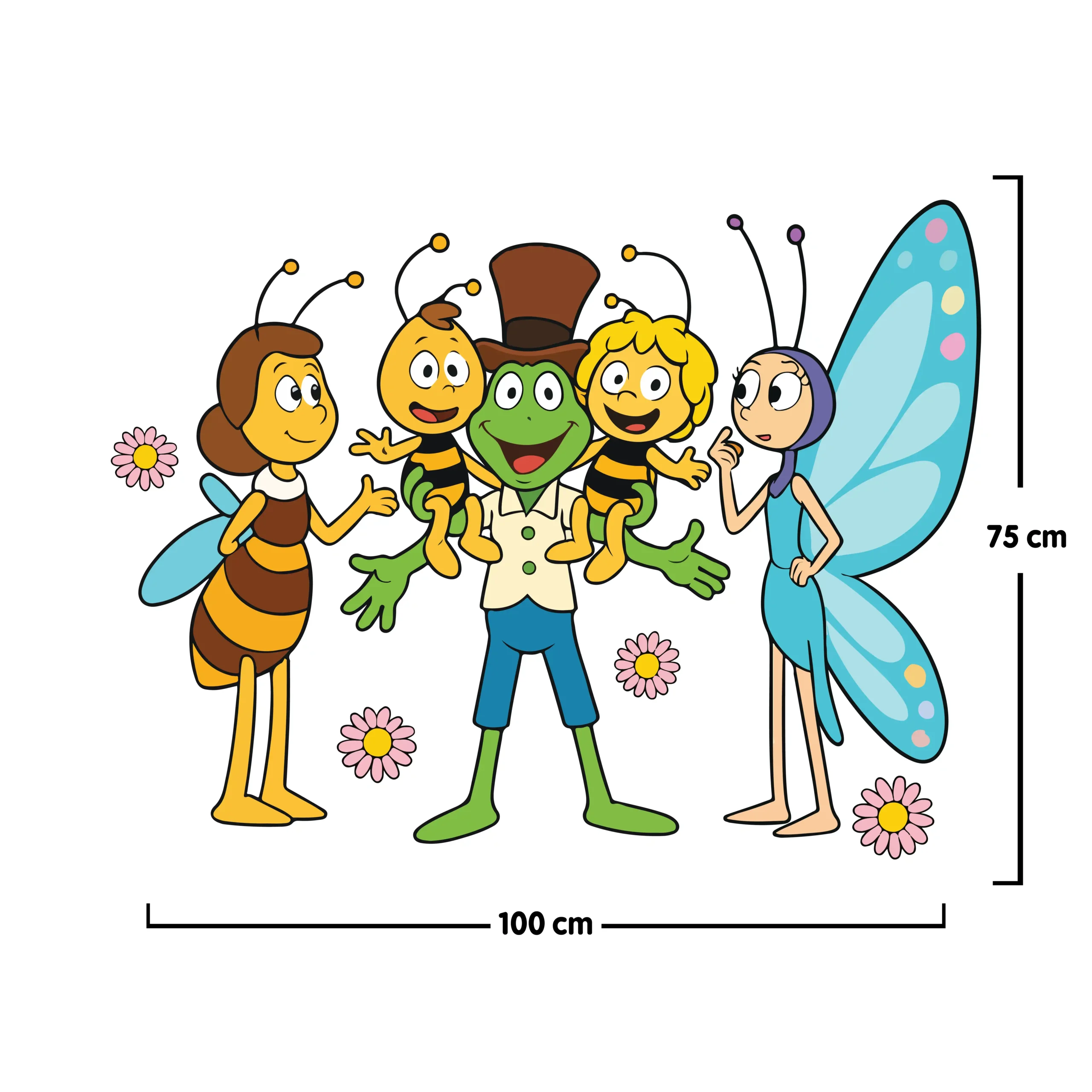 sticker mural Maya l’abeille