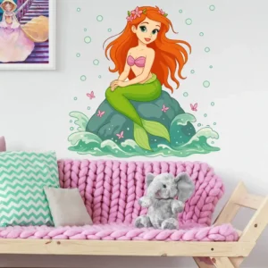 Sticker Mural – une petite siréne