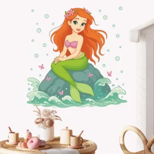 Sticker Mural – une petite siréne