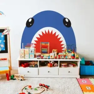Sticker Mural Shark